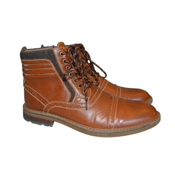 Arkbird Men\'s Chelsea Brown Boots Leather Chukka Ankle Size 9.5 Classy Comfort